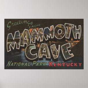 Poster Caverne gigantesque, Kentucky - grandes scènes de
