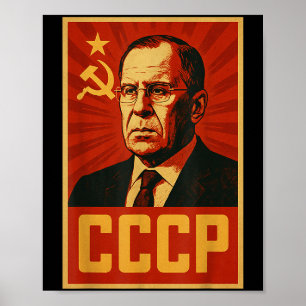 Poster Ccp Union Soviétique Vintage Rétro Sssr Lavrov