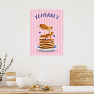 Poster Ccrêpes rétro