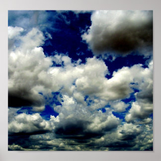 Poster Ce ciel bleu que j'aime