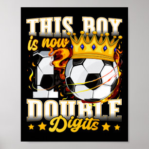 Poster Ce garçon maintenant 10 Double Chiffres Football 1