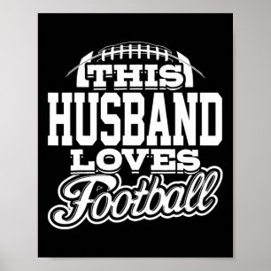 Poster Ce Mari Aime Le Football - Variant Blanc