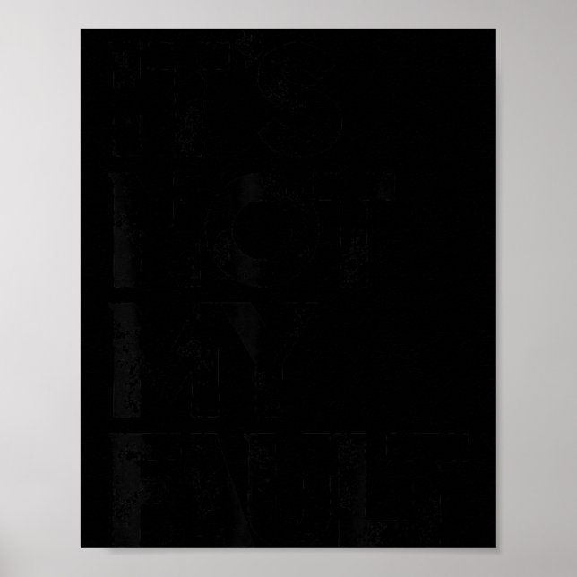 Poster Ce n'est pas ma faute (Devant)