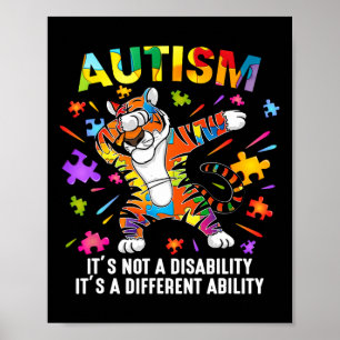 Poster Ce n'est pas une Sensibilisation sur l'autisme de 