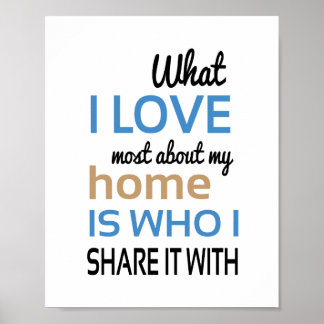 Poster Ce que j'aime le plus (taille d'image standard)