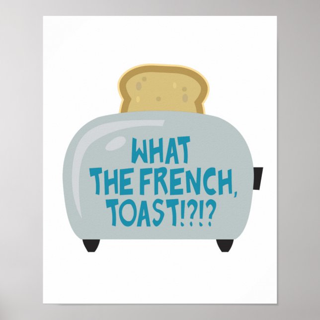 Poster ce que le toast français (Devant)