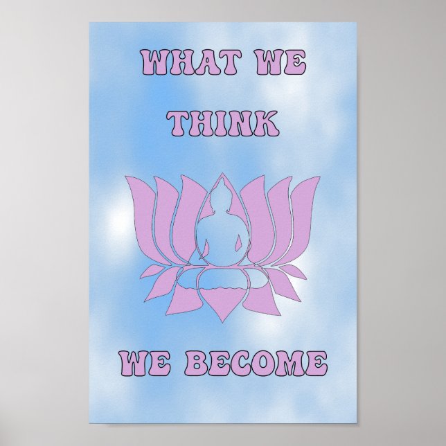 Poster Ce que nous pensons devenir (Devant)