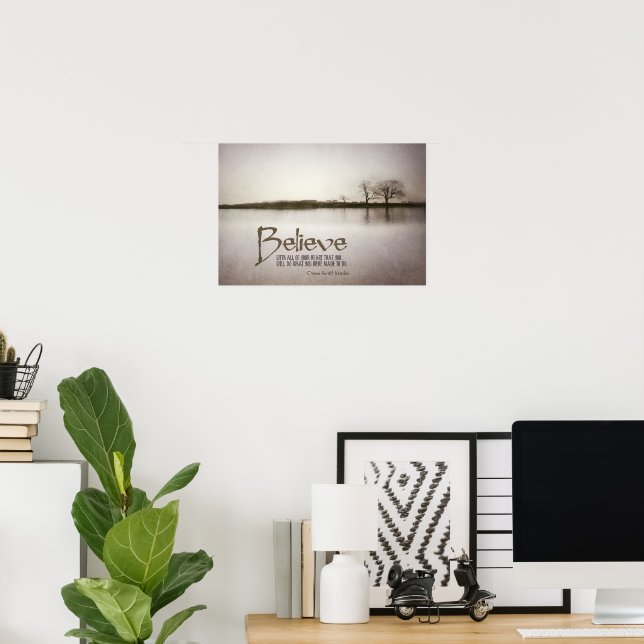 Poster Ce que vous avez fait (Bureau à domicile)