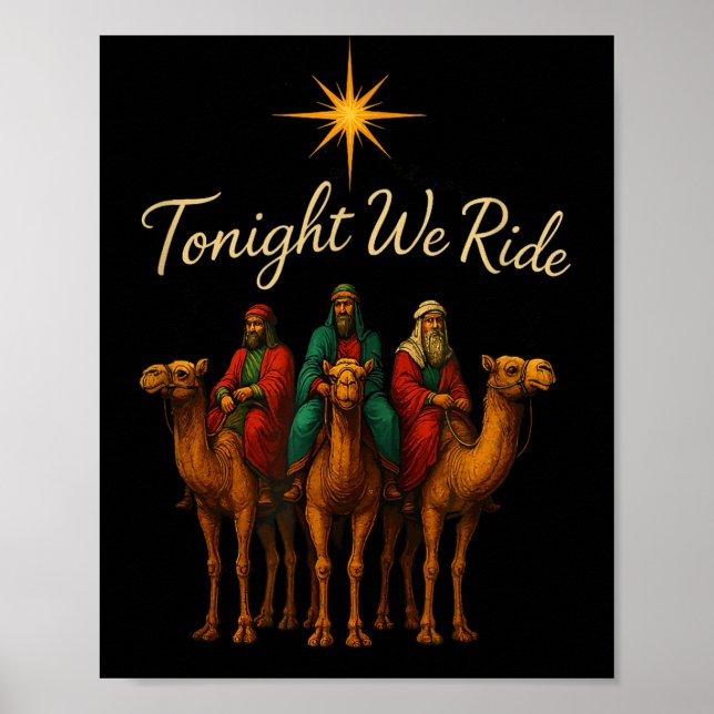 Poster Ce soir nous chevauchons  (Devant)
