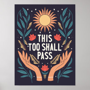 Poster Ce Trop Devrait Passer Motivationnel