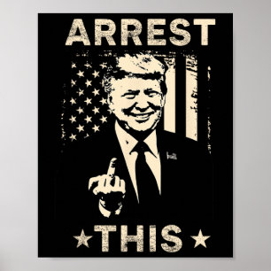 Poster Ce Trump drôle a condamné Felon 2024 pour Tru élec