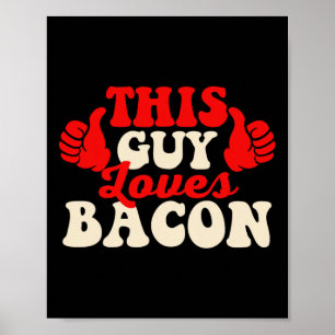Poster Ce type aime Con - Amateur de Con BBQ porc grillan