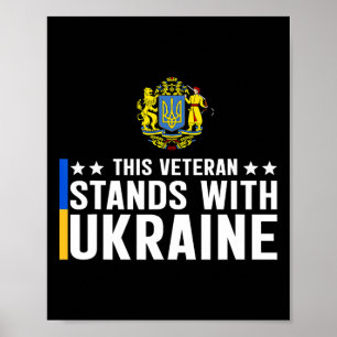 Poster Ce vétéran se tient avec l'Ukraine 5 