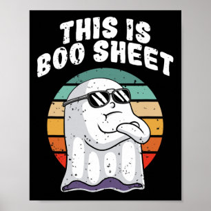Poster Ceci Est Bosheet Fun Halloween Costume Fun Pun Fan
