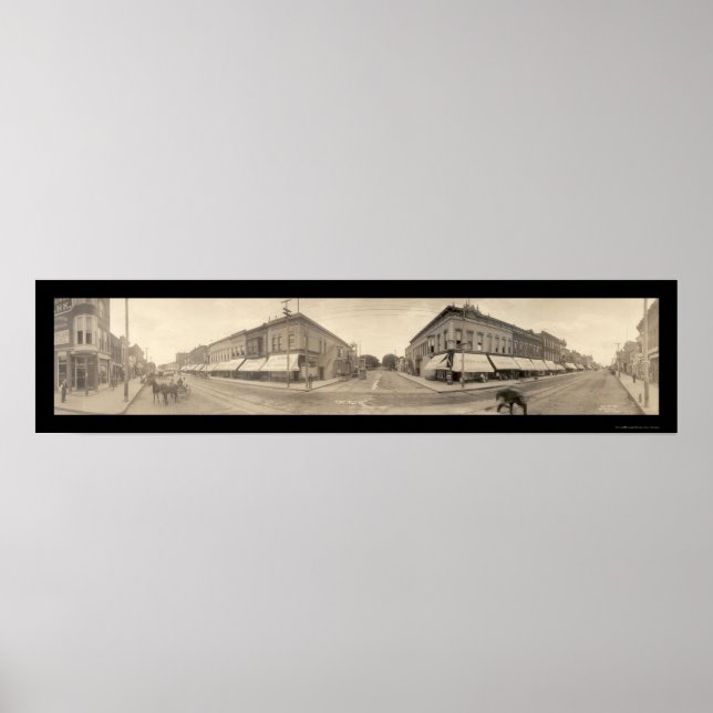 Poster Cedar Falls, IA Photo 1907 (Devant)