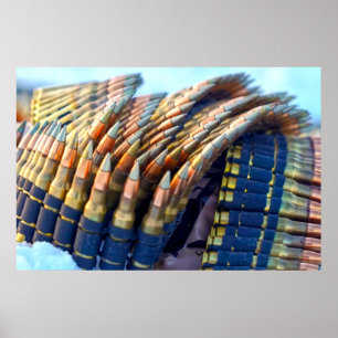 POSTER CEINTE DE MUNITION
