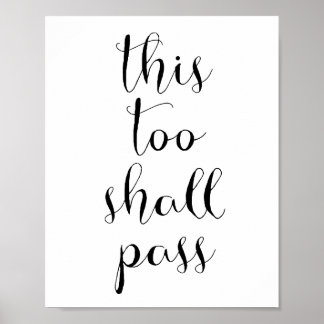 Poster Cela aussi passera