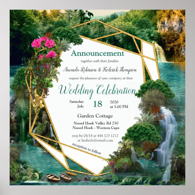 Poster Célébration au lac Magical Imaginaire (Devant)