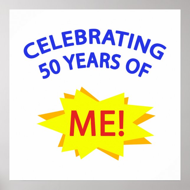 Poster Célébration De 50 Ans De Moi ! (Devant)
