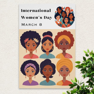 Poster Célébration de la Journée internationale des femme