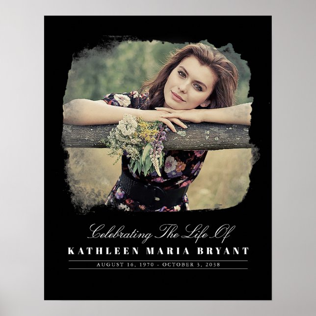 Poster Célébration de la vie avec cérémonie funéraire pho (Devant)