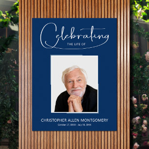 Poster Célébration De La Vie Funéraire Photo