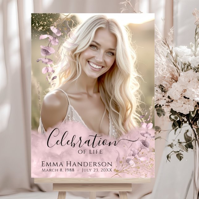 Poster Célébration de la vie sur mesure - Photo Symbole f (Créateur téléchargé)