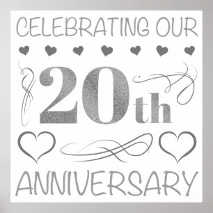 Poster Célébration de notre 20e anniversaire