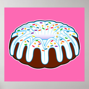 Poster Célébration du gâteau Bundt