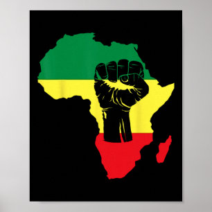 Poster Célébration du Mois de l'Histoire des Noirs Carte 