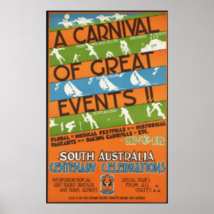 Poster Célébrations de centenaire d'Australie du sud