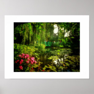Poster célèbre Claude Monet Giverny Lilies Pond