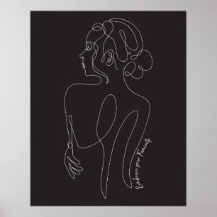 Poster Célébrez la femme en vous - Embrassez votre fémini