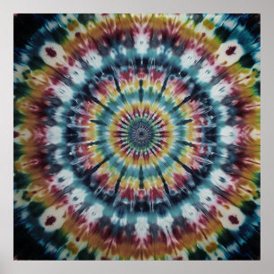 Poster Célébrez la Journée nationale du Tie-Dye avec un m