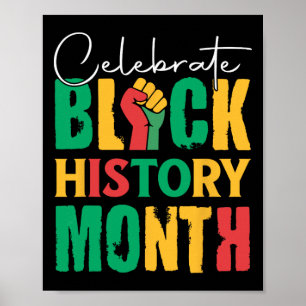 Poster Célébrez le Mois de l'histoire des Noirs pour homm