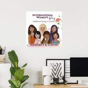 Poster Célébrez les portraits de la Journée des Femmes