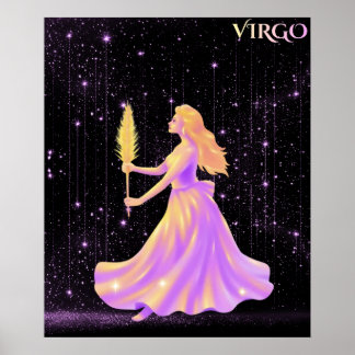 Poster Celestial Virgo – Astrology Art