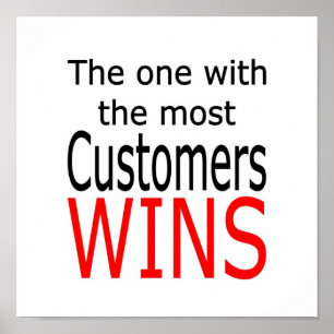 Poster Celui qui a le plus de clients gagne