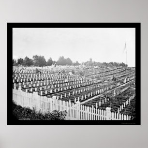 Poster Cemetary des soldats à Alexandrie, VA 1865