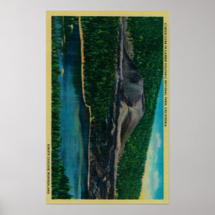 Poster Cendres du cône dans le Parc national volcanique d