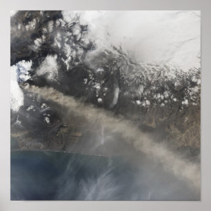 Poster Cendres et vapeur continuent de s'accumuler