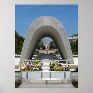 Poster Cénotaphe commémoratif d'Hiroshima