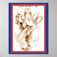 Censure vintage française 1874 Copie de dessin