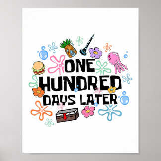 Poster Cent Jours Plus Tard 100E Jour D'École