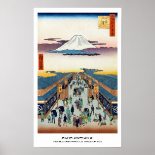 Poster Cent vues célèbres d'Edo Ando Hiroshige
