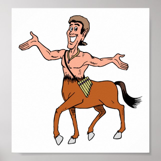 Poster Centaur Demi Homme Demi Cheval Mythique Créature (Devant)