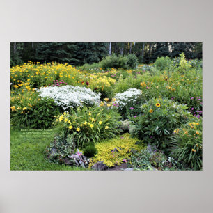 Poster Center Early Summer Gardens, Closer