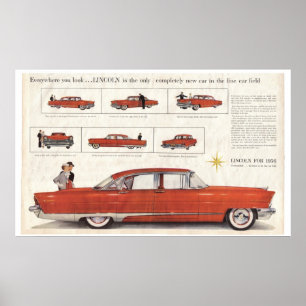 Poster Centerfold 1956 augmenté de porte de la première 4