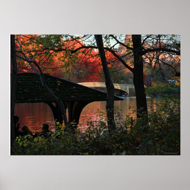 Poster Central Park : Conversation En Face Du Pont De Bow (Devant)