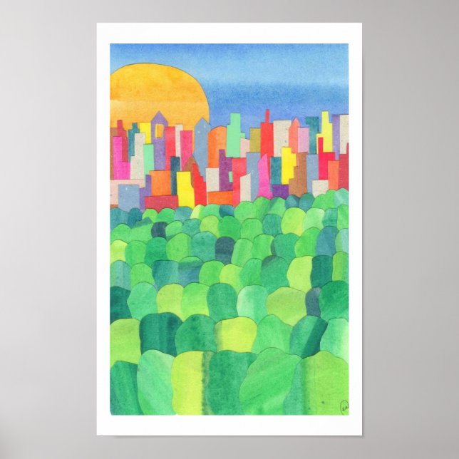 Poster Central Park depuis le toit du Met (Devant)